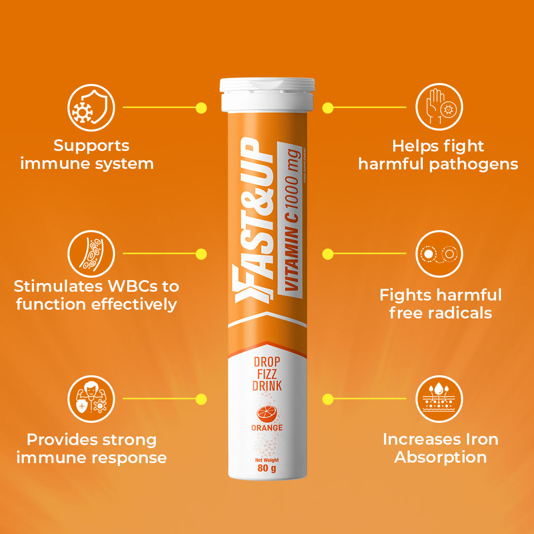 Vitamin C 1000mg - Orange