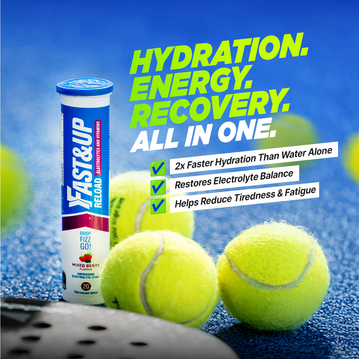 Fast&Up Reload - Instant Electrolytes & Hydration - Peach Ice Tea