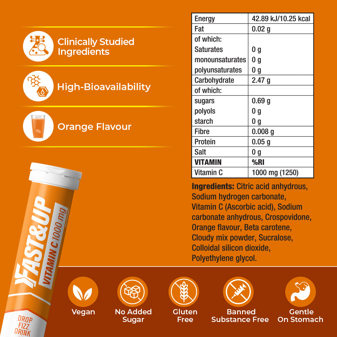 Vitamin C 1000mg - Orange