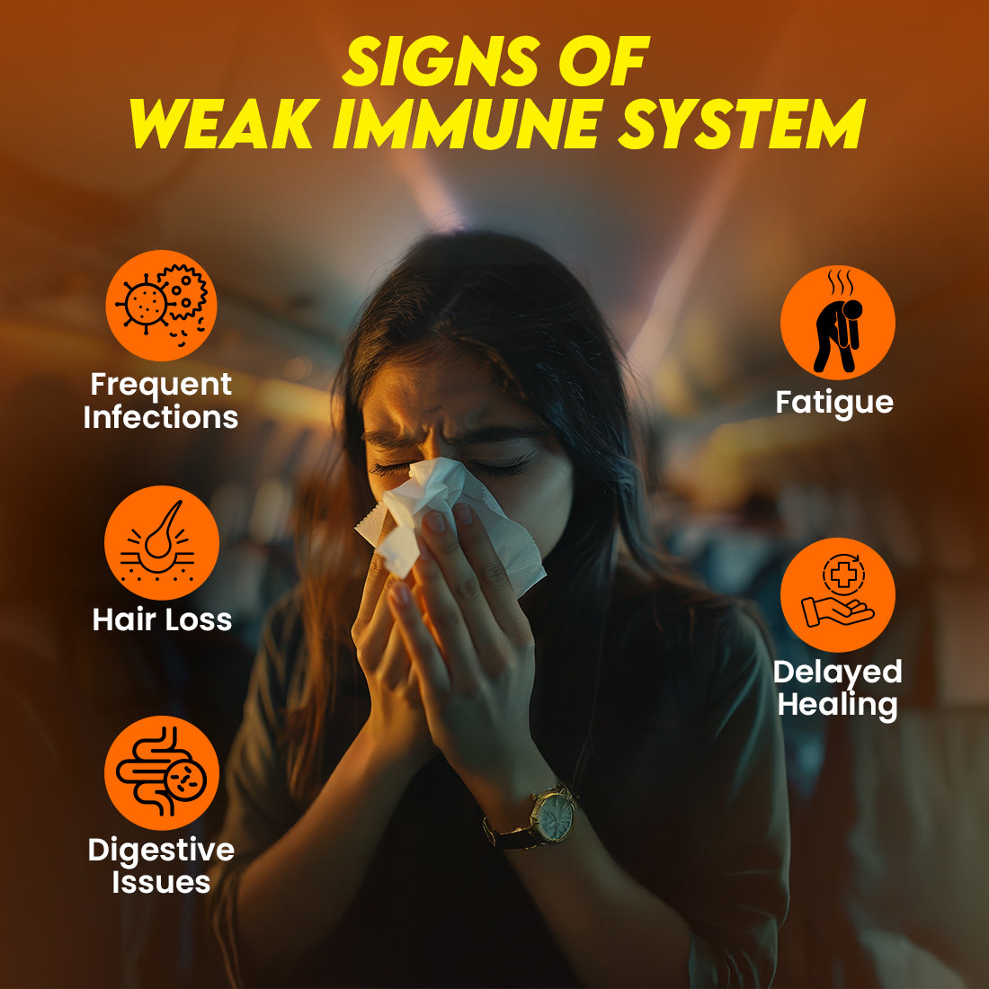 Signs of Weak Immune System