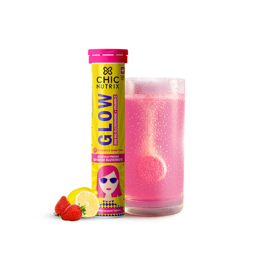 Chicnutrix Glow - For Healthier, More Radiant Skin - Strawberry & Lemon
