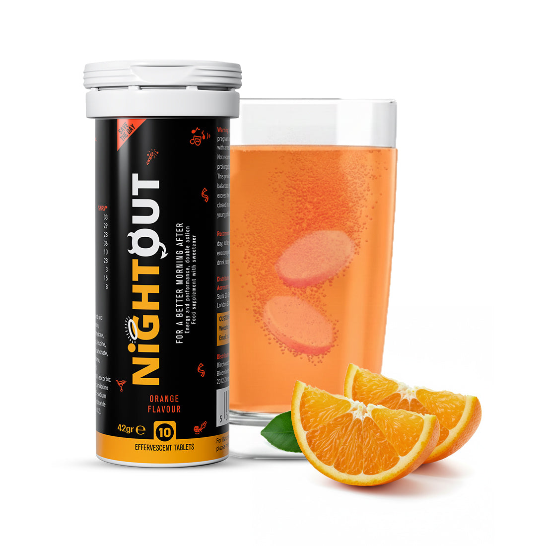 Nightout Recovery Drink - For A Better Morning After - Orange Flavour