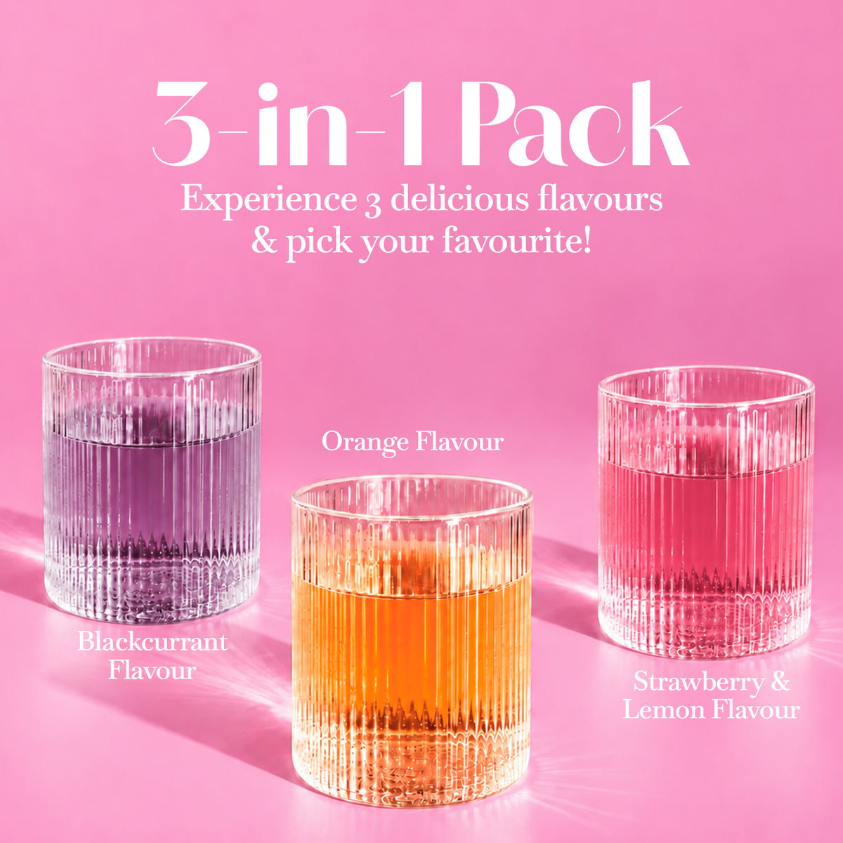 Glow Glutathione Tablets for Skin Brightening – Assorted Flavour Pack (Strawberry Lemon + Orange + Blackcurrant), Pack of 3
