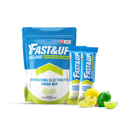 Fast&Up Reload - Instant Electrolyte & Hydration Drink Mix - Lime & Lemon