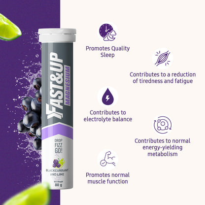 Fast&Up Magnesium - Blackcurrant & Lime