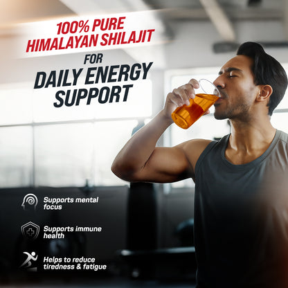 100% Pure Himalayan Shilajit for Daily Energy Support