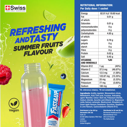 Reload – Instant Electrolyte & Hydration Drink Mix - Summer Fruits