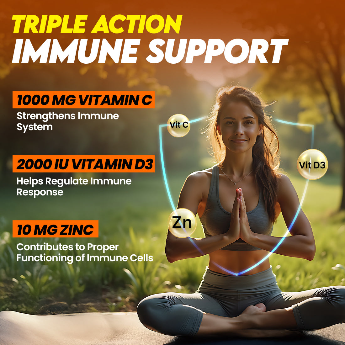 Fast&Up Vitamin C, D3 & Zinc