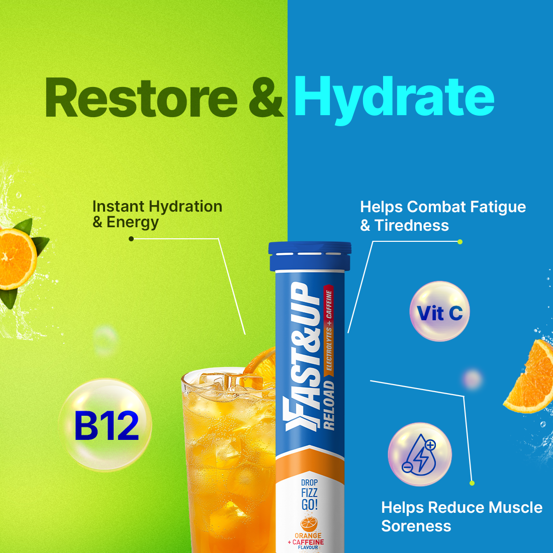 Fast&Up Reload - Instant Electrolytes & Hydration
