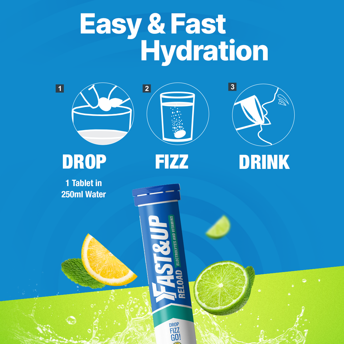 Fast&Up Reload - Instant Electrolytes & Hydration