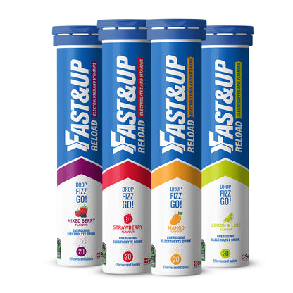 Reload Megamix Bundle - Electrolyte Tablets for Instant Hydration & Energy - 4 Assorted Flavours