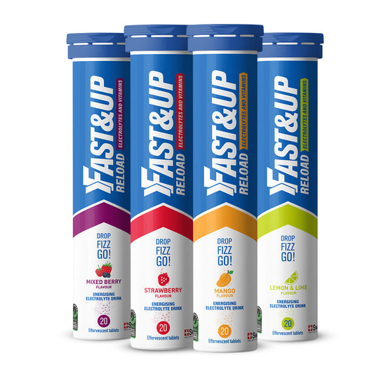 Reload Megamix Bundle - Electrolyte Tablets for Instant Hydration & Energy - 4 Assorted Flavours