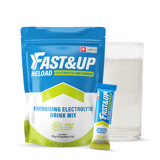 Reload Stick Pack - Energizing Electrolyte Drink Mix for Instant Hydration - Lemon & Lime, 15 Sachets