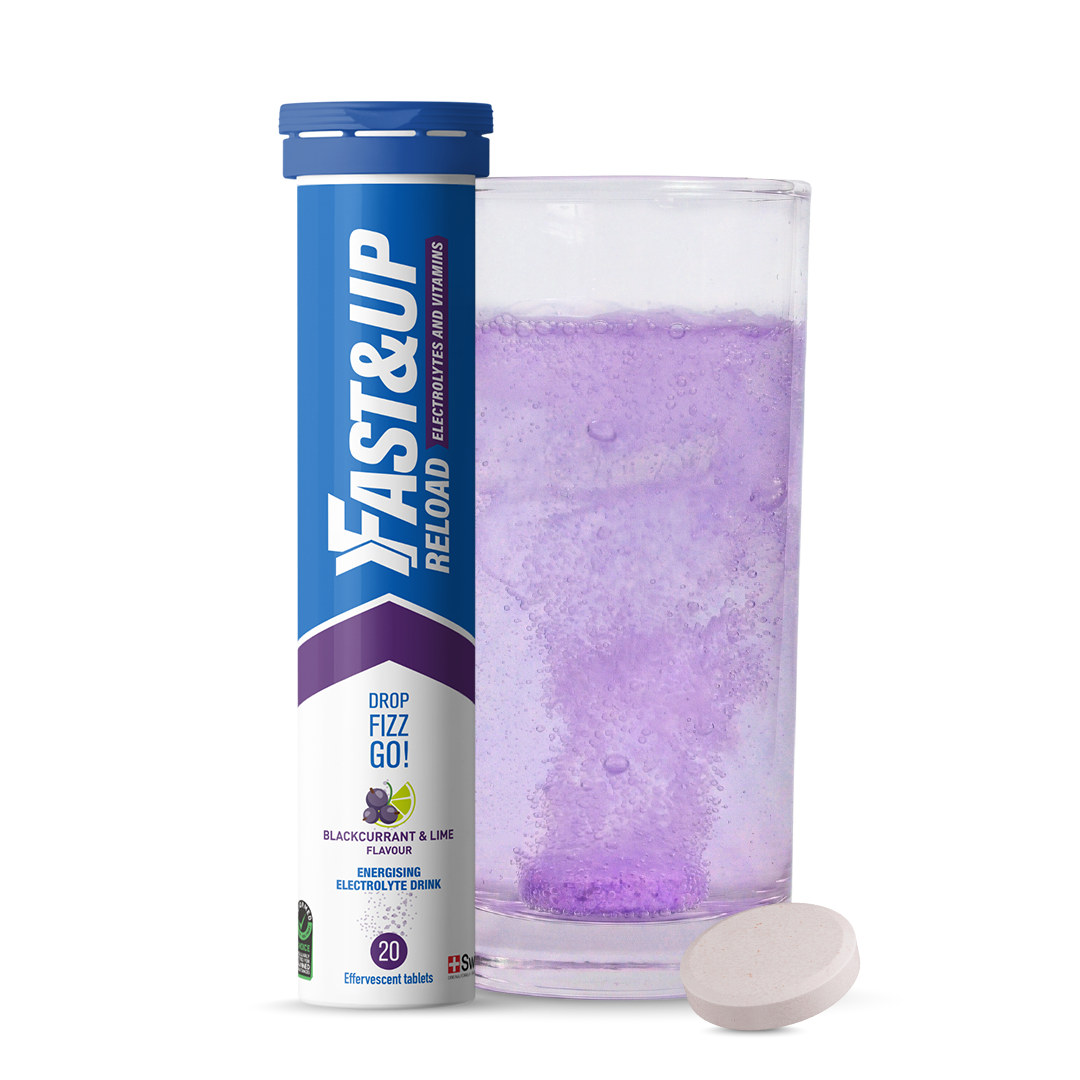 Reload - Electrolyte Tablets for Instant Hydration & Energy - Blackcurrant & Lime Flavour, Pack of 1