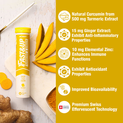 Fast&Up Turmeric & Ginger - Mango