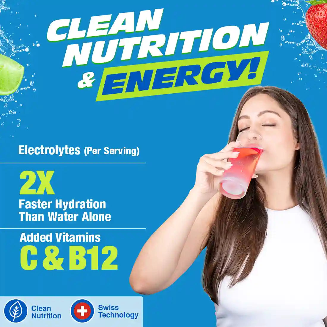 Fast&Up Reload - Instant Electrolyte & Hydration Drink Mix