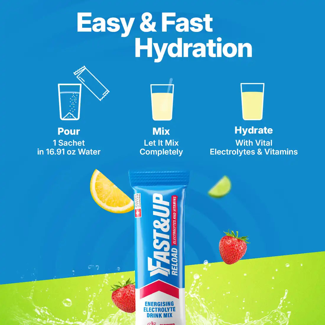 Fast&Up Reload - Instant Electrolyte & Hydration Drink Mix