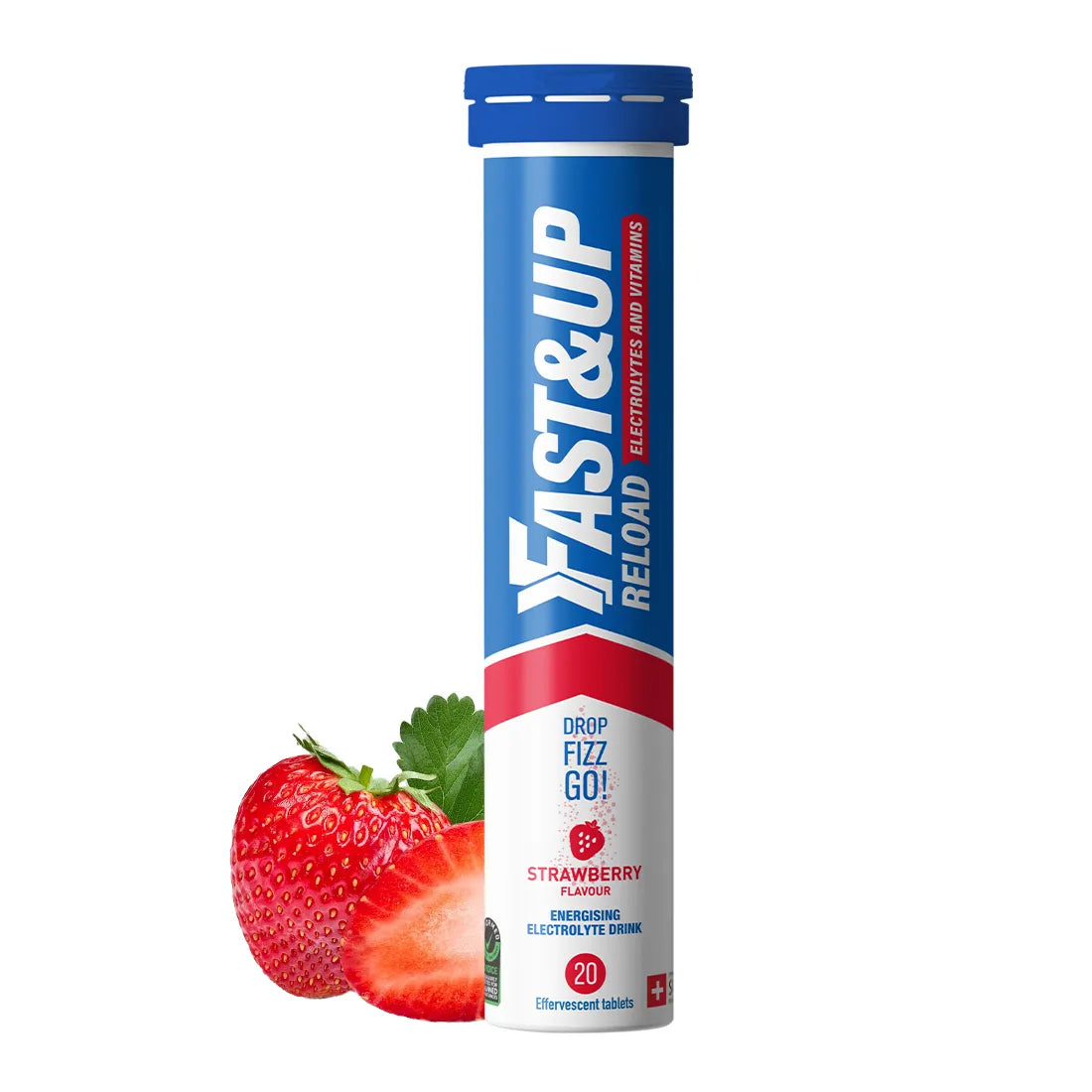 Fast&Up Reload Energy Drink - Strawberry Flavor