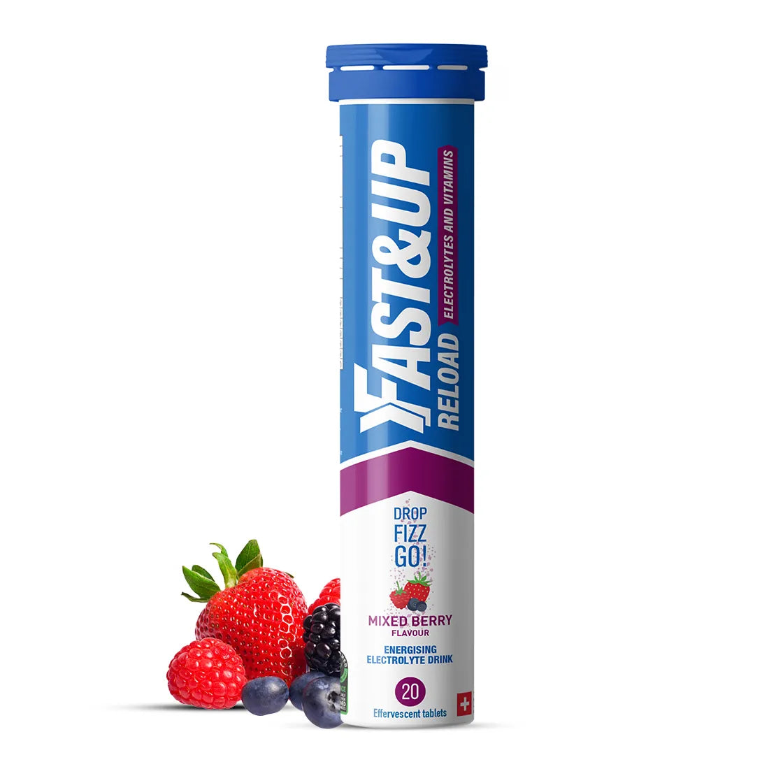 Fast&Up Reload Energy Drink - Mixed Berry Flavor