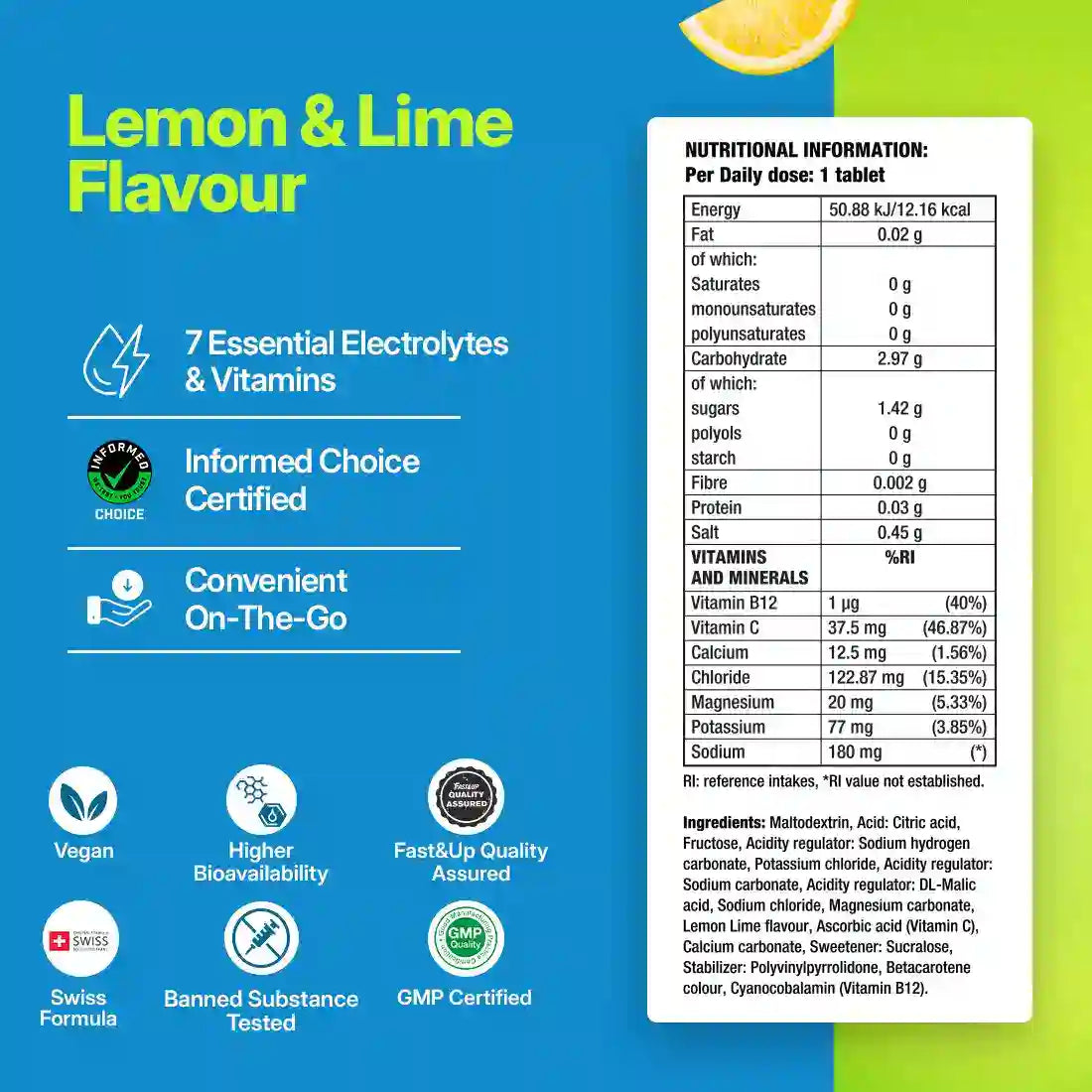 Fast&Up Reload - Instant Electrolytes & Hydration