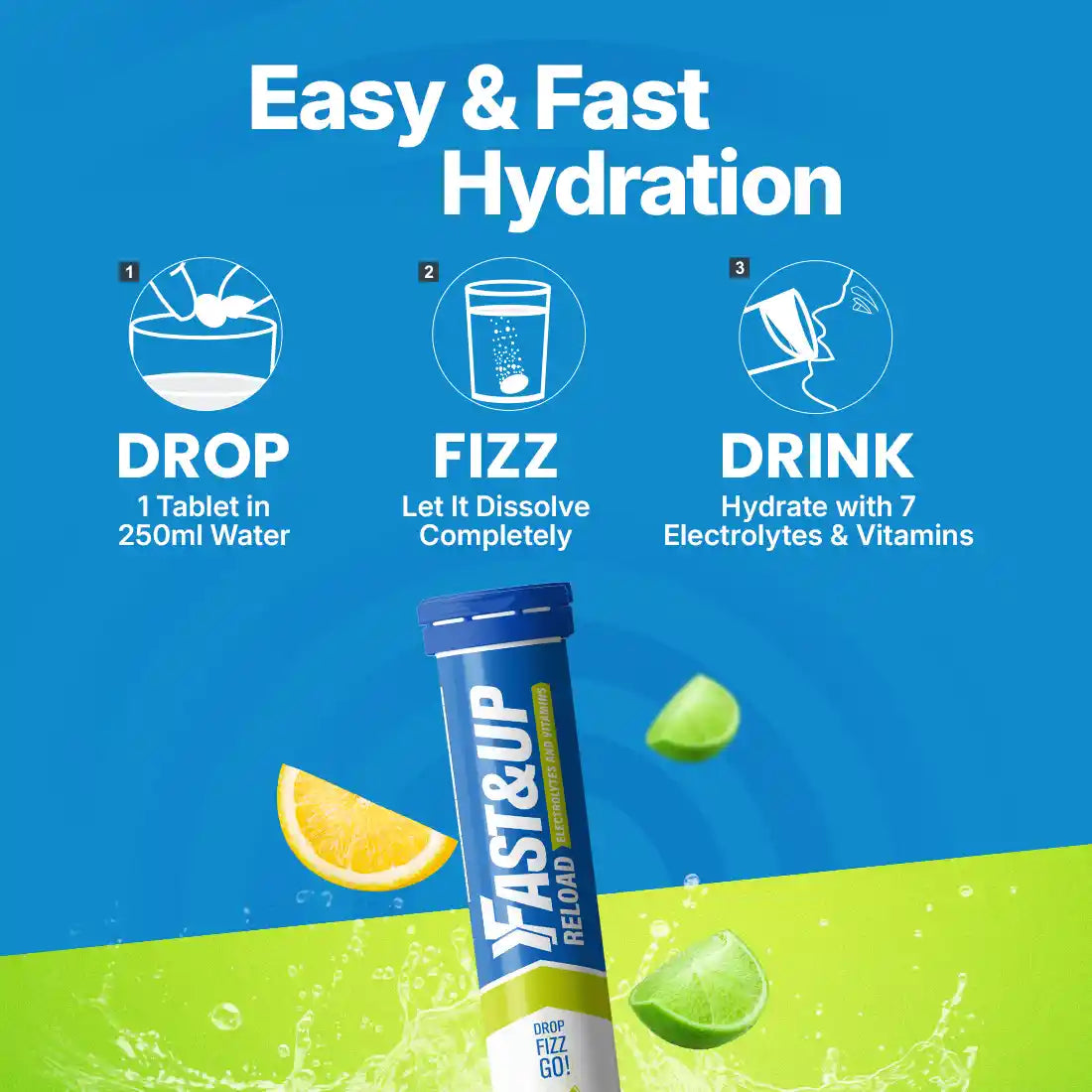 Fast&Up Reload - Instant Electrolytes & Hydration