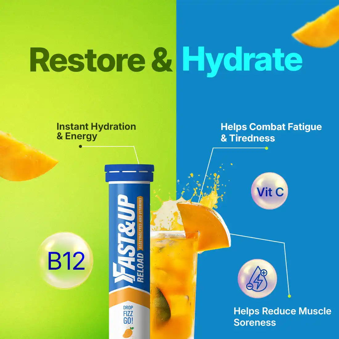 Fast&Up Reload - Instant Electrolytes & Hydration