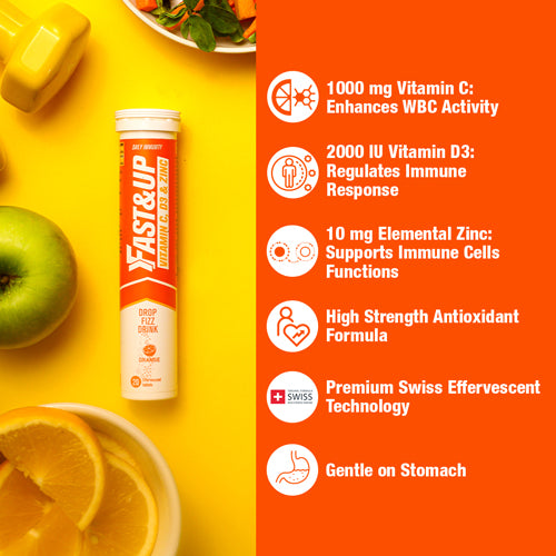 Fast&Up Vitamin C, D3 & Zinc
