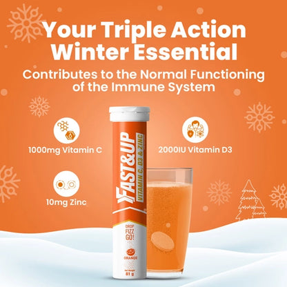 Fast&Up Vitamin C, D3 & Zinc